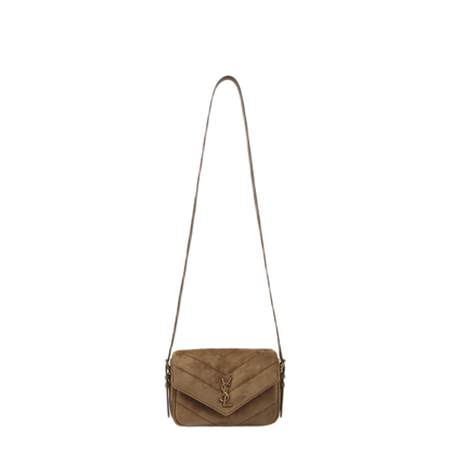 MAYFEYR - Saint Laurent - Suede Lou Lou Shoulder Bag - 873156AAE6Y2916
