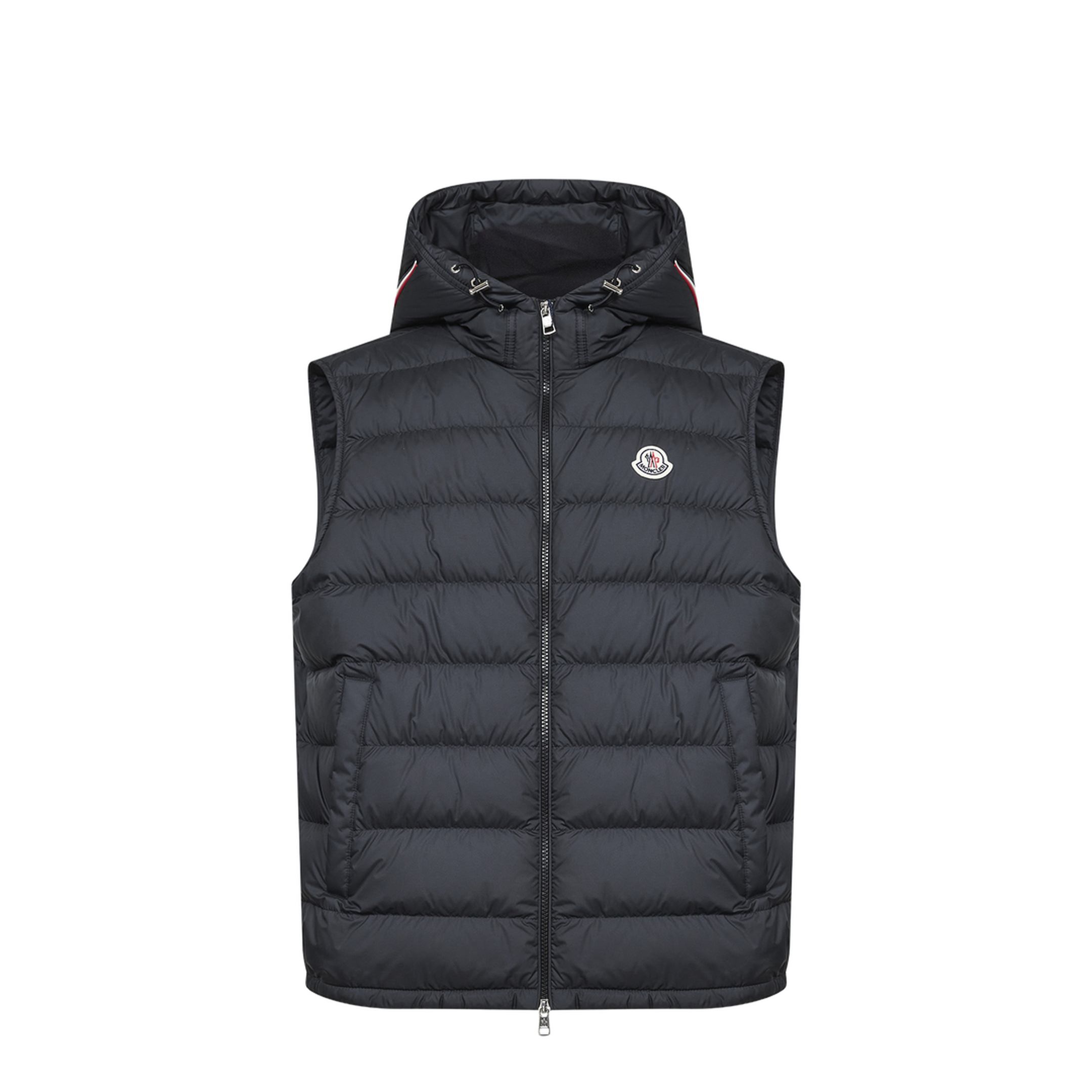 Black Marseillan Hooded Down Gilet
