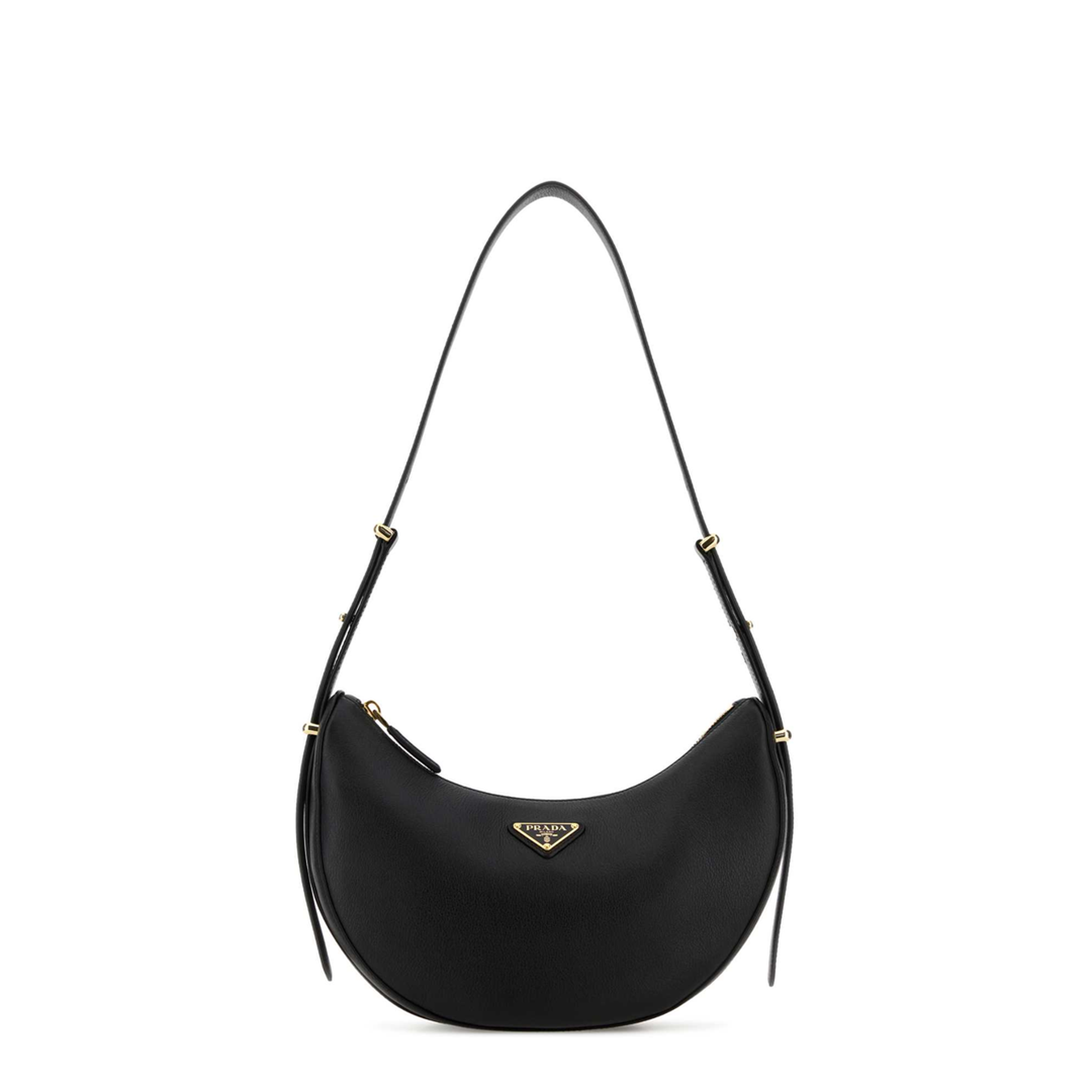Black Leather Shoulder Bag