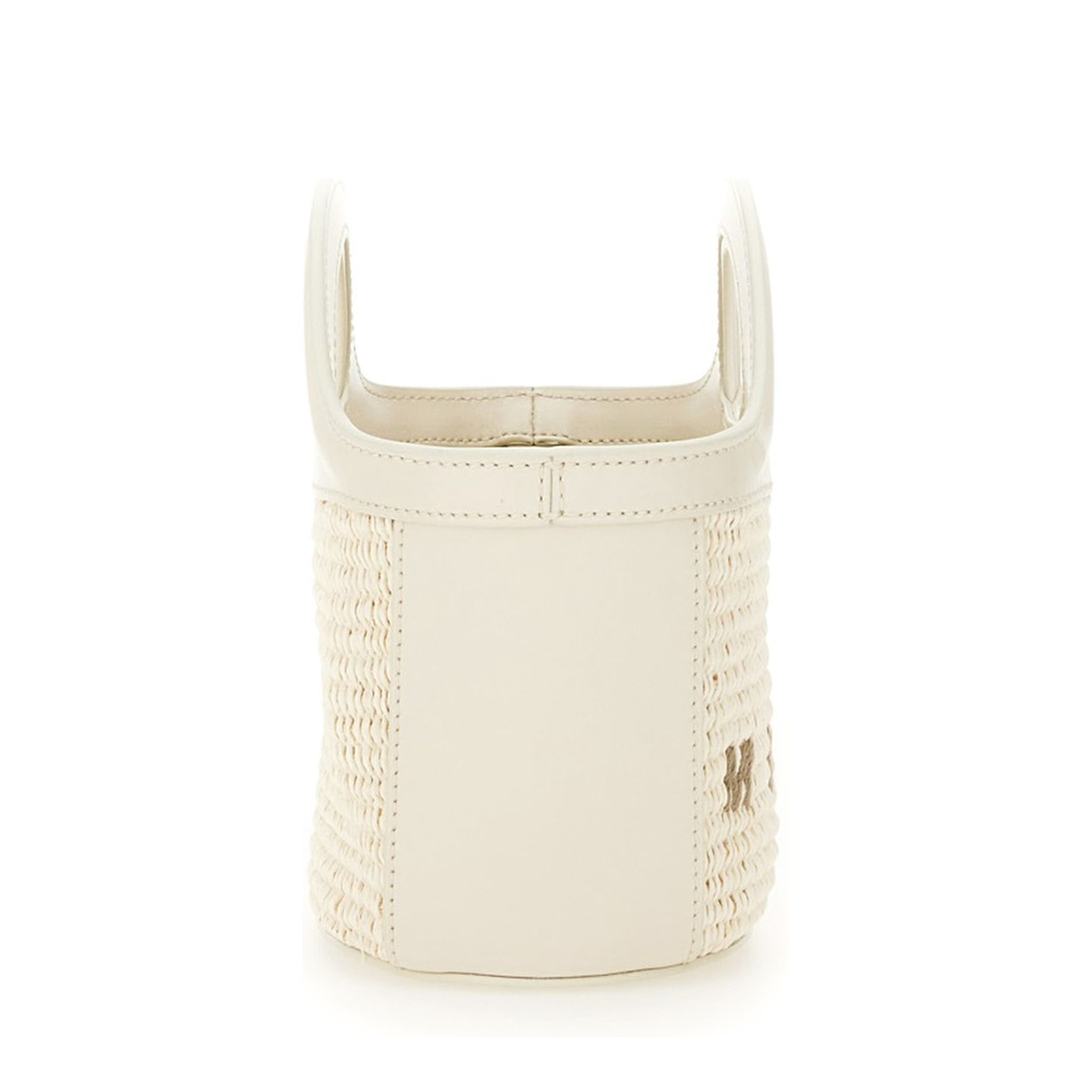 Tropicalia Micro Raffia-Effect Handbag - Shell (Ivory/Off-white)