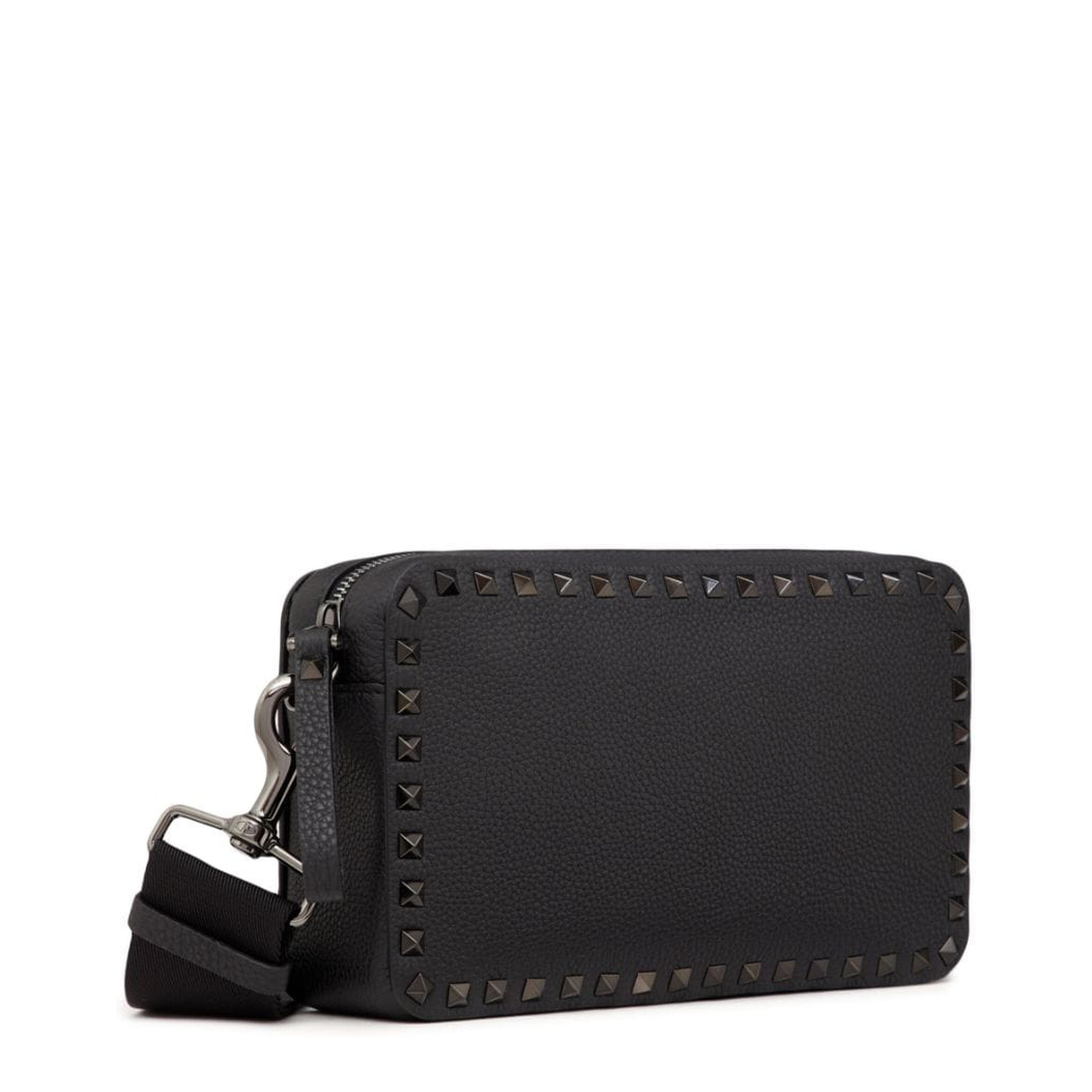 Rockstud Grainy Calfskin Crossbody Bag