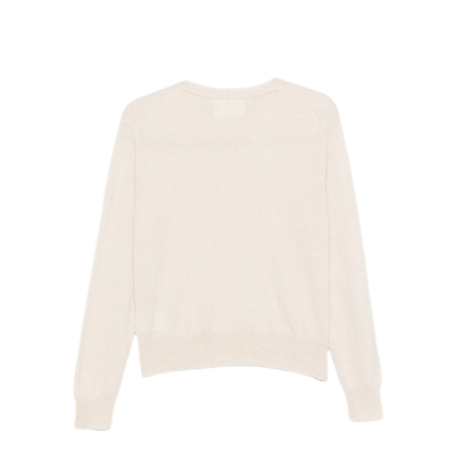 MAYFEYR - Lisa Yang - Ecru Cashmere Crew Neck Sweater - 2026309OT