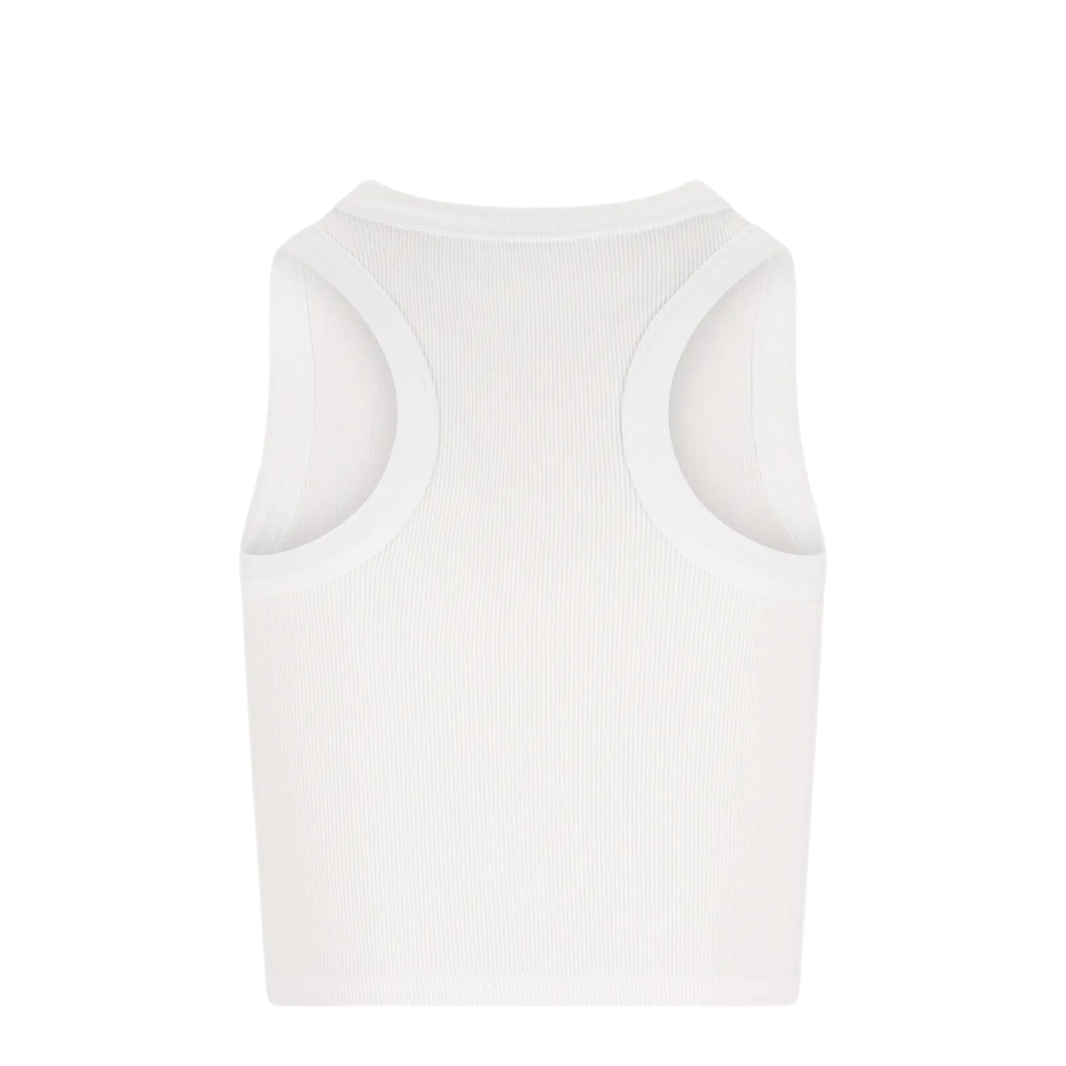 Cropped Tank Top With Logo