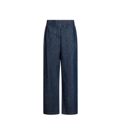 Cotton Wide-Leg Trousers