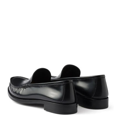 MAYFEYR - Prada - Brushed Fumé Leather Loafers - 1D991NFA020P39F0002