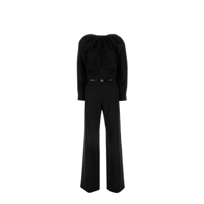 MAYFEYR - Gucci - Black Stretch Wool Jumpsuit - 798508Z8BUZ1000