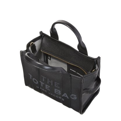 The Small Tote Bag Grainy Leather Bag in Black
