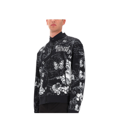 MAYFEYR - VERSACE JEANS COUTURE - Cotton Fleece Bomber Jacket - 79GAI30CFS206U23