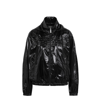 Black Shiny Nylon Jacket