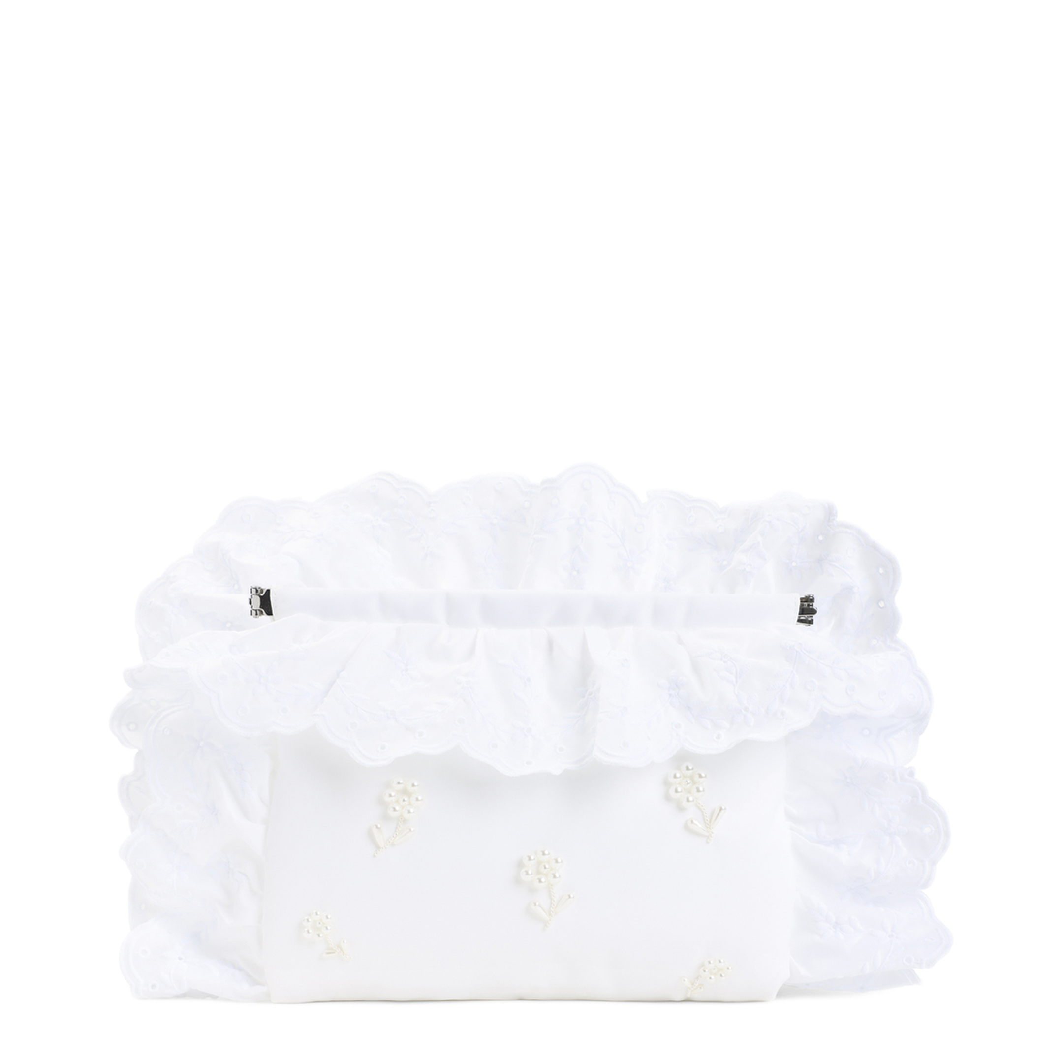 MAYFEYR - Simone Rocha - Pillowcase Clutch - BAG218B0761WHITE