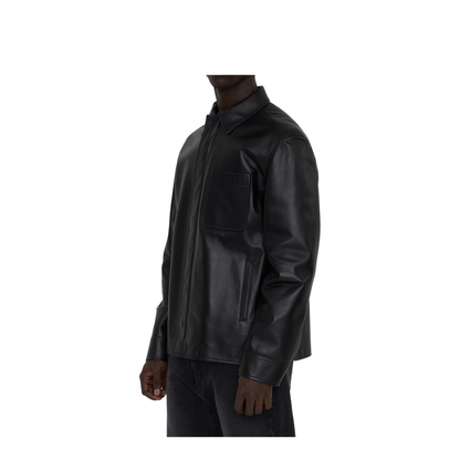 Overshirt in Lambskin Nappa