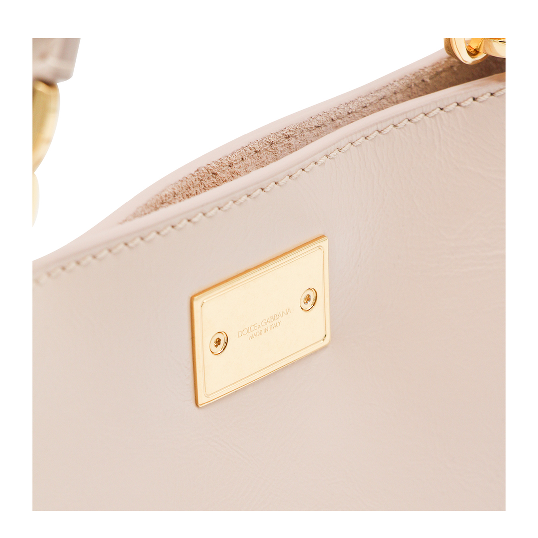 Handbag in Flesh-Coloured Leather