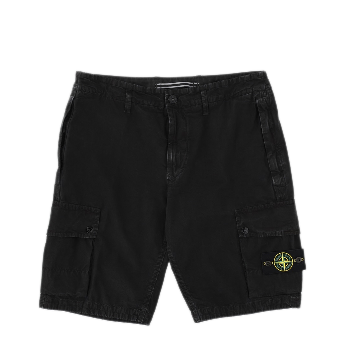 MAYFEYR - Stone Island - Black Shorts For - M1S15L100019S00WAV0129