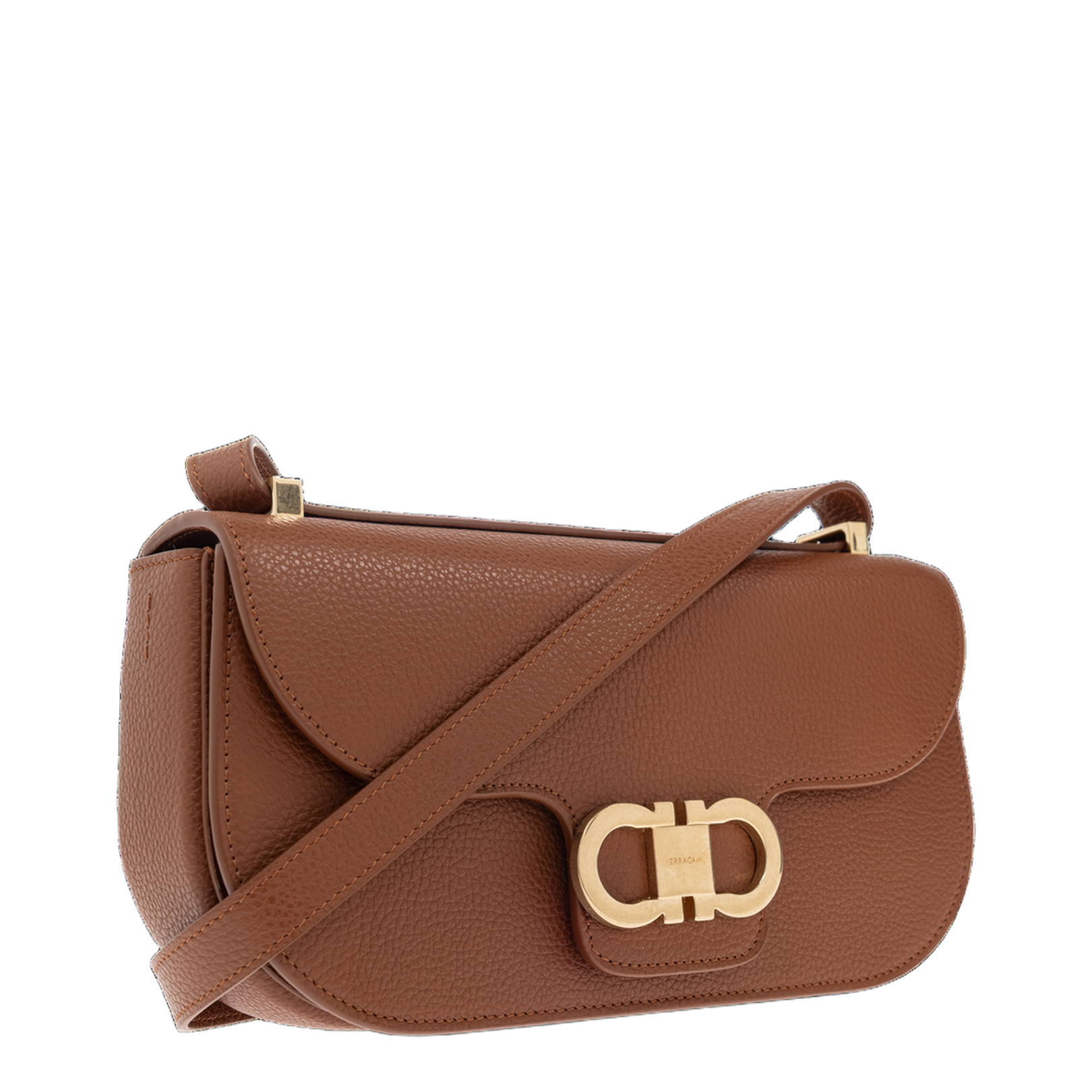 Leather shoulder bag