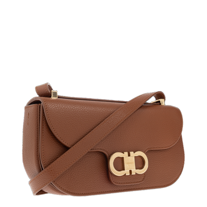 Leather shoulder bag