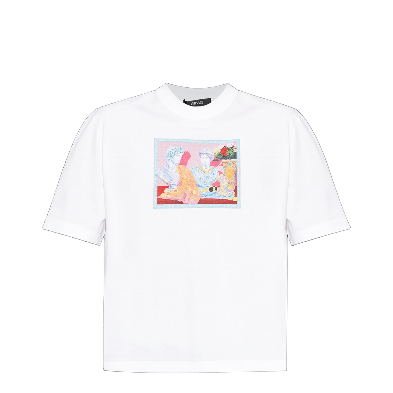 Boxy T-shirt in White Cotton Jersey