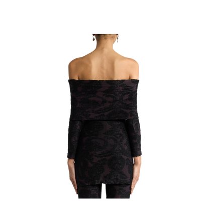 MAYFEYR - Etro - Sweater In Chenille Jacquard With Paisley Foliage Motif - WRJA019999JJD16