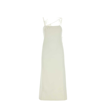 Ivory Viscose Blend Dress