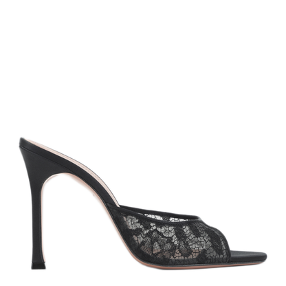MAYFEYR - Amina Muaddi - Alexa Lace Slipper - 17S366113ALEBLACK