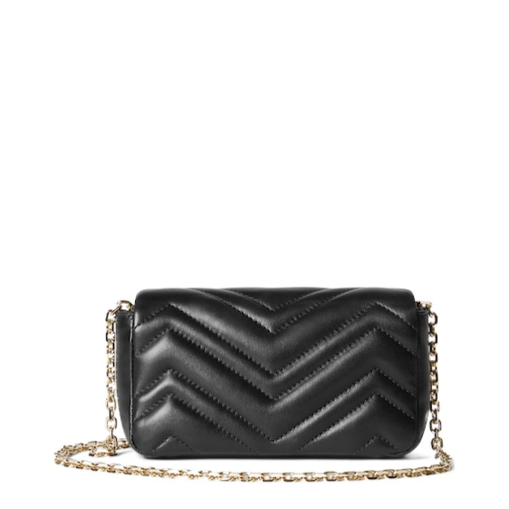 Marmont Mini Shoulder Bag in Black Leather
