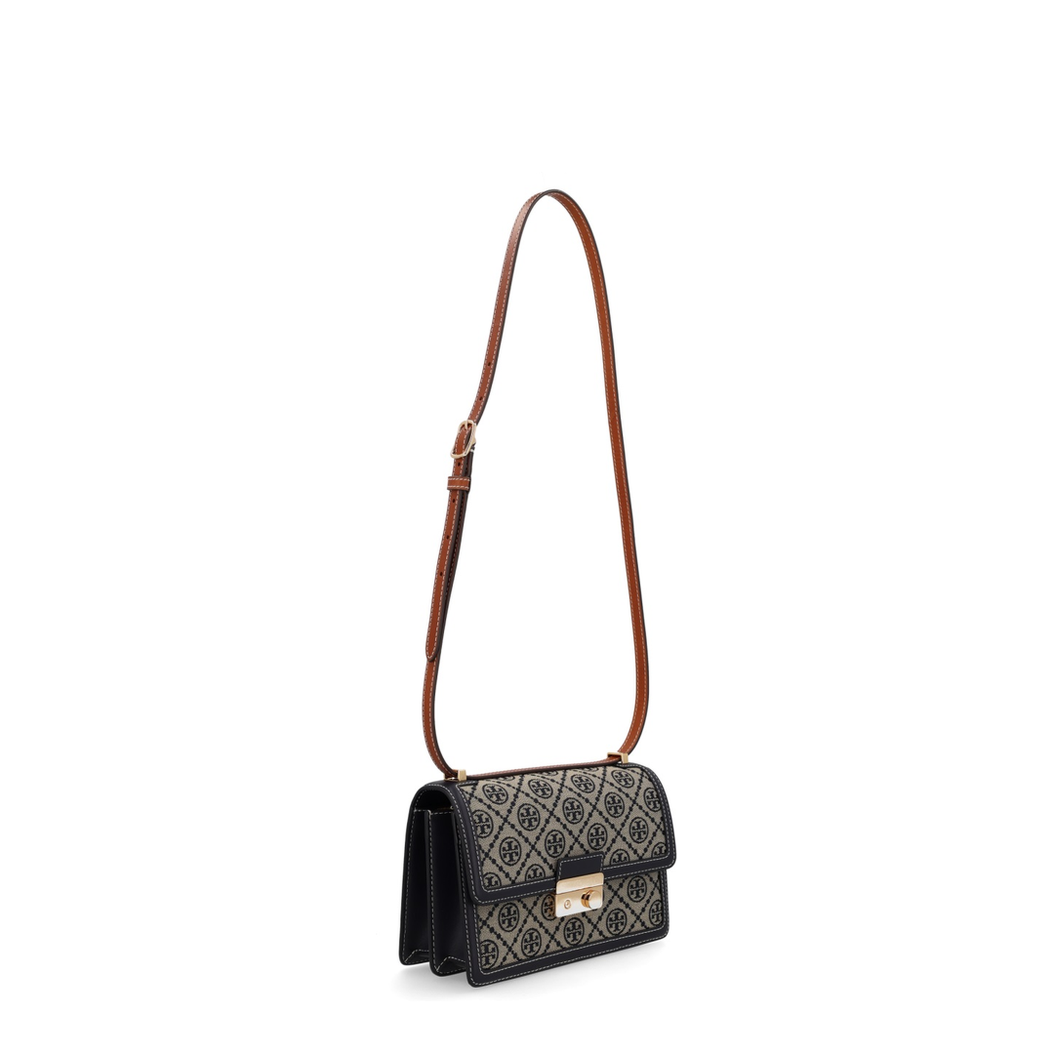 T Monogram Crossbody Bag