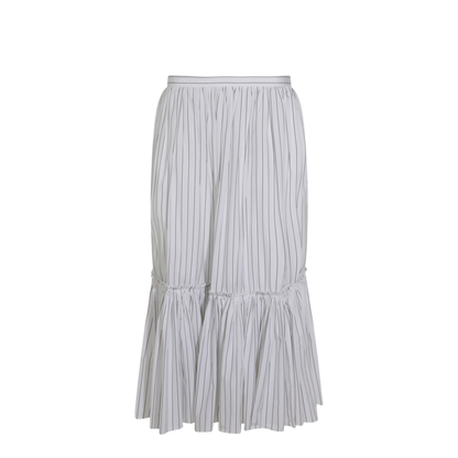 Striped Lightweight Cotton Skirt
