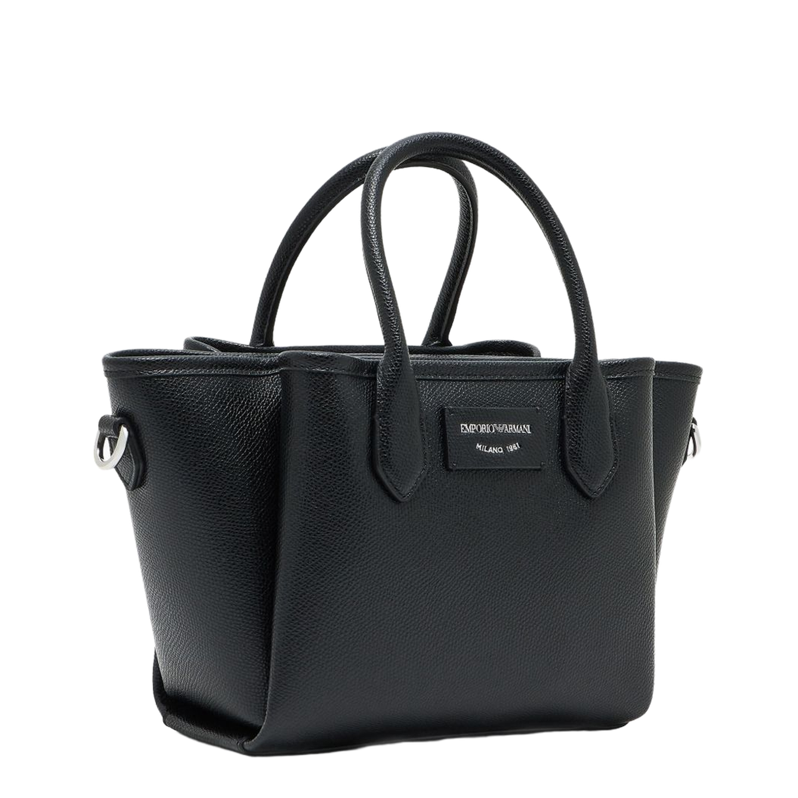 Large Shopper Bag with Palmellato Finish