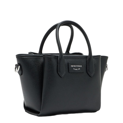 Large Shopper Bag with Palmellato Finish