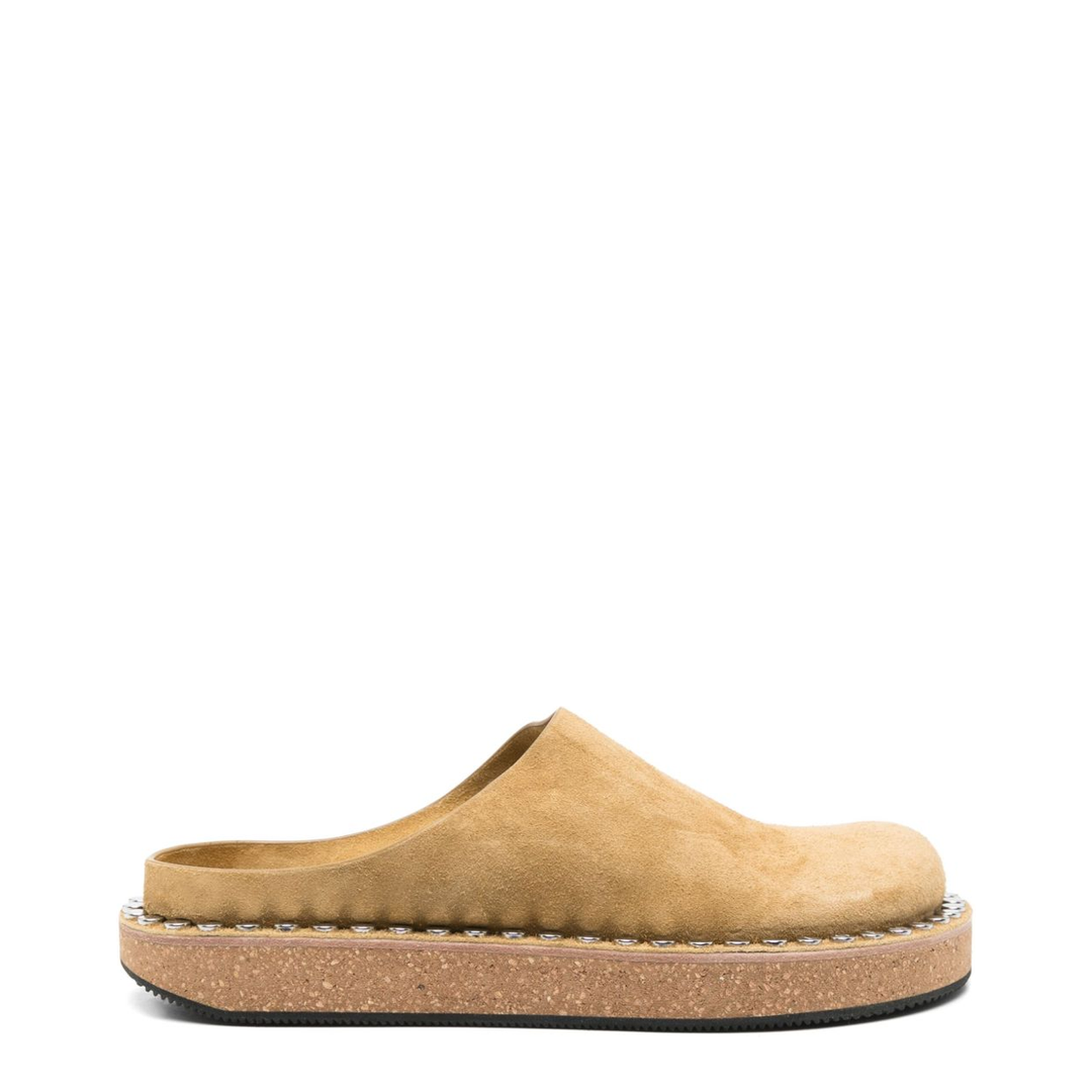Rivet Suede Mules