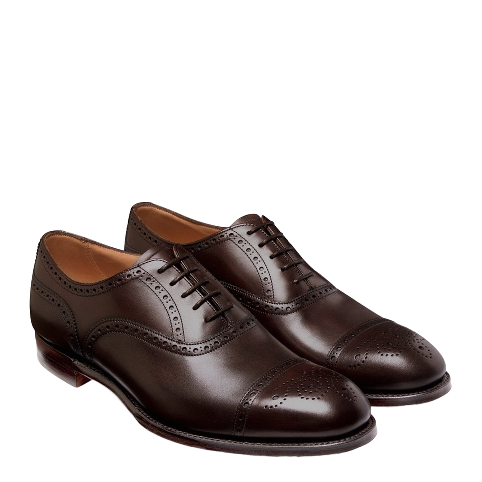 Wilfred Oxford Semi Brogue Calf Leather Shoes