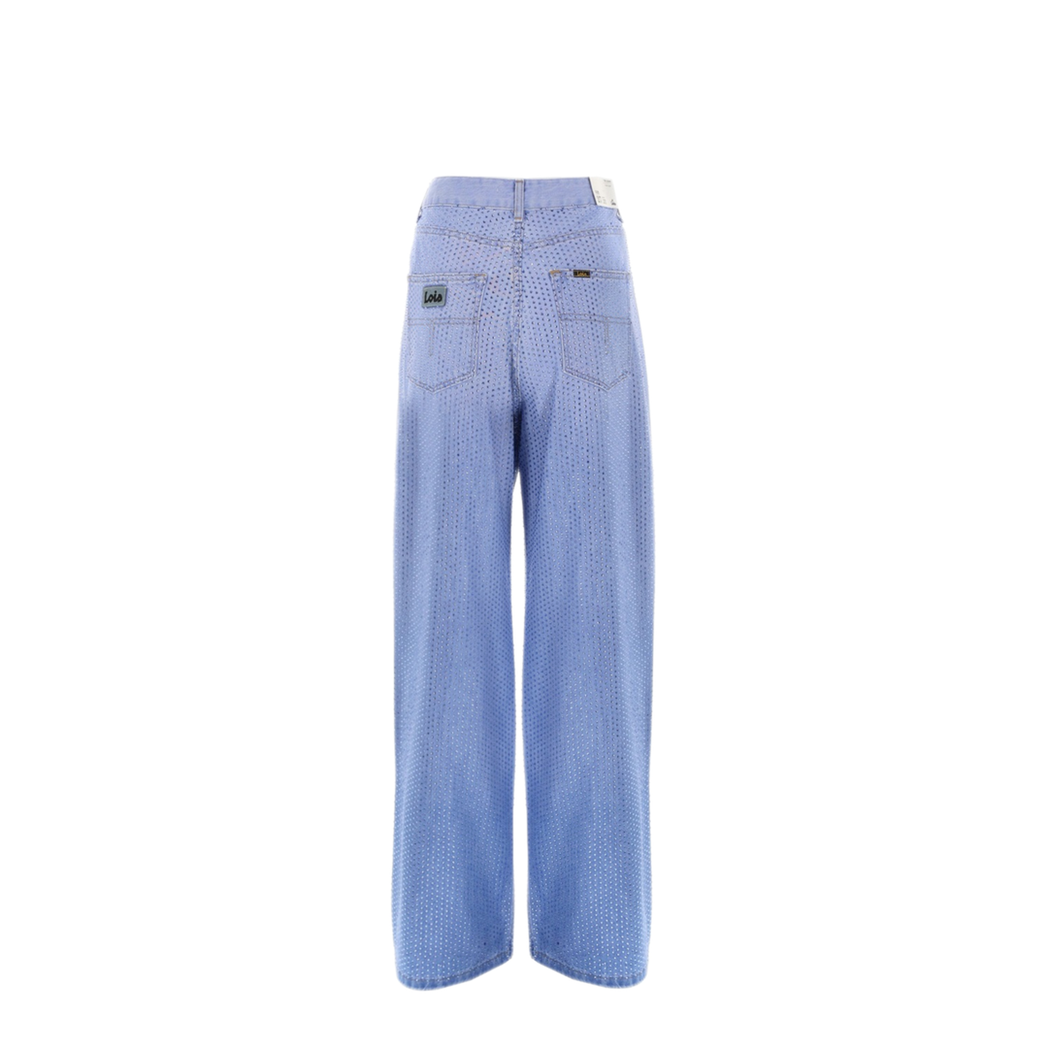 MAYFEYR - LOIS - Wide Leg Jeans With Strass - 34697951