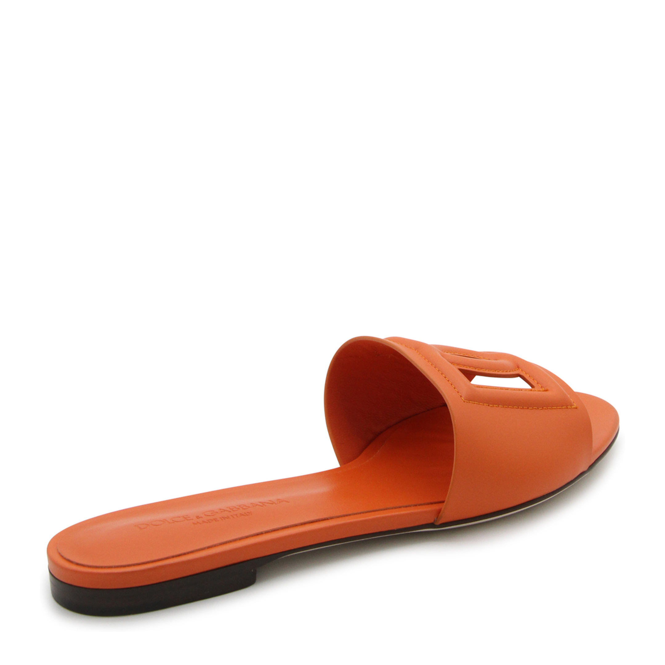 Calfskin Sliders with Logo