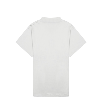 Mock Neck Drop Shoulder Top