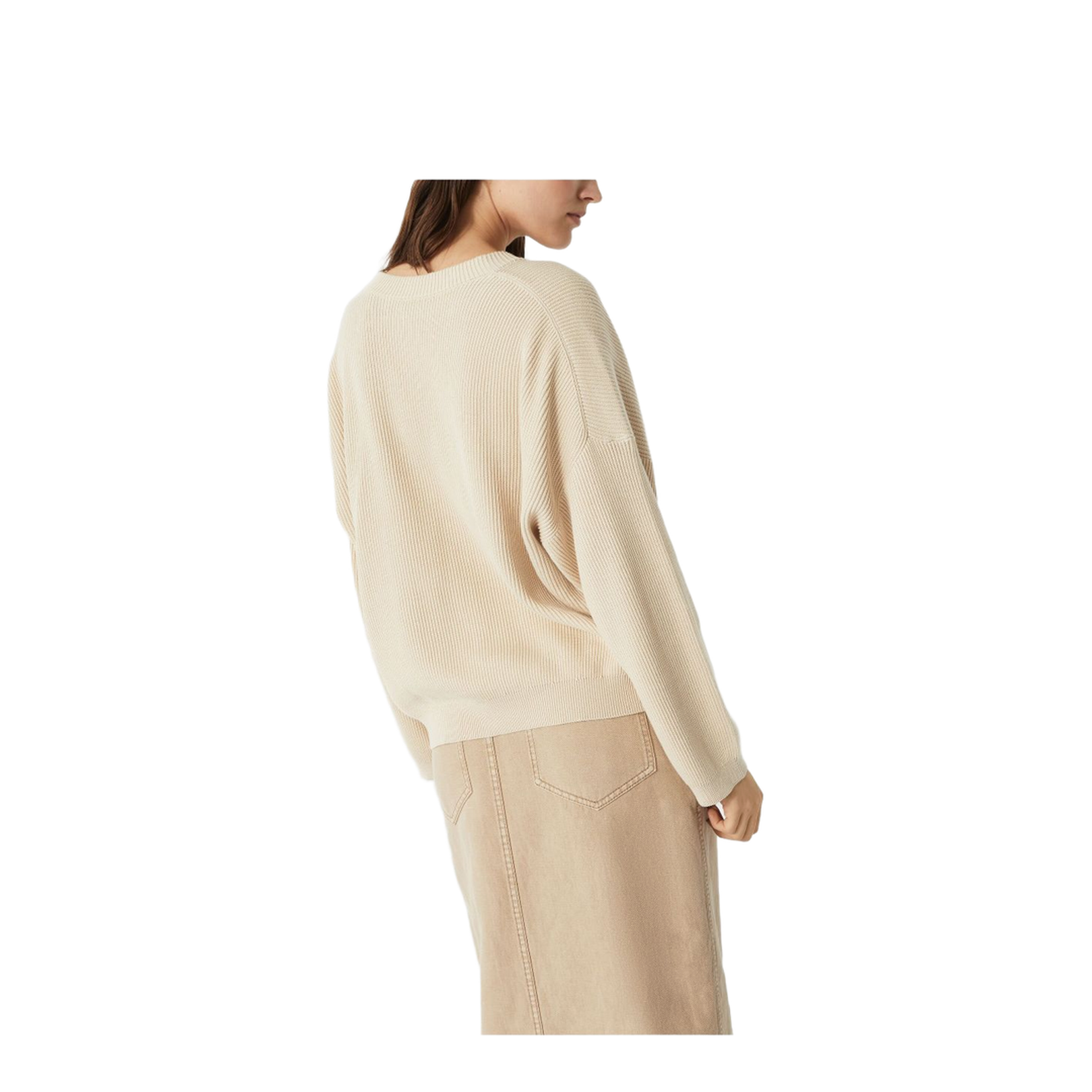Cotton V-Necked Sweater
