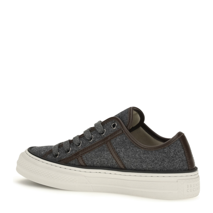 MAYFEYR - Brunello Cucinelli - Suede Sneakers With Shiny Tab - MZ38G3328PC004