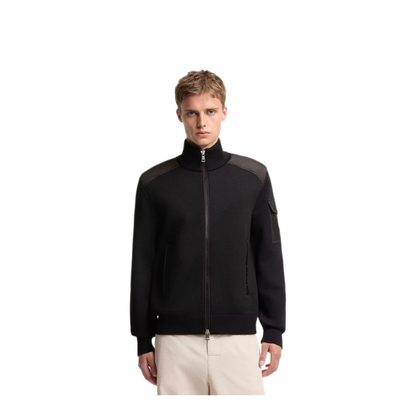 MAYFEYR - Moncler - Padded Wool Zip-Up Cardigan - L20919B00003M1131