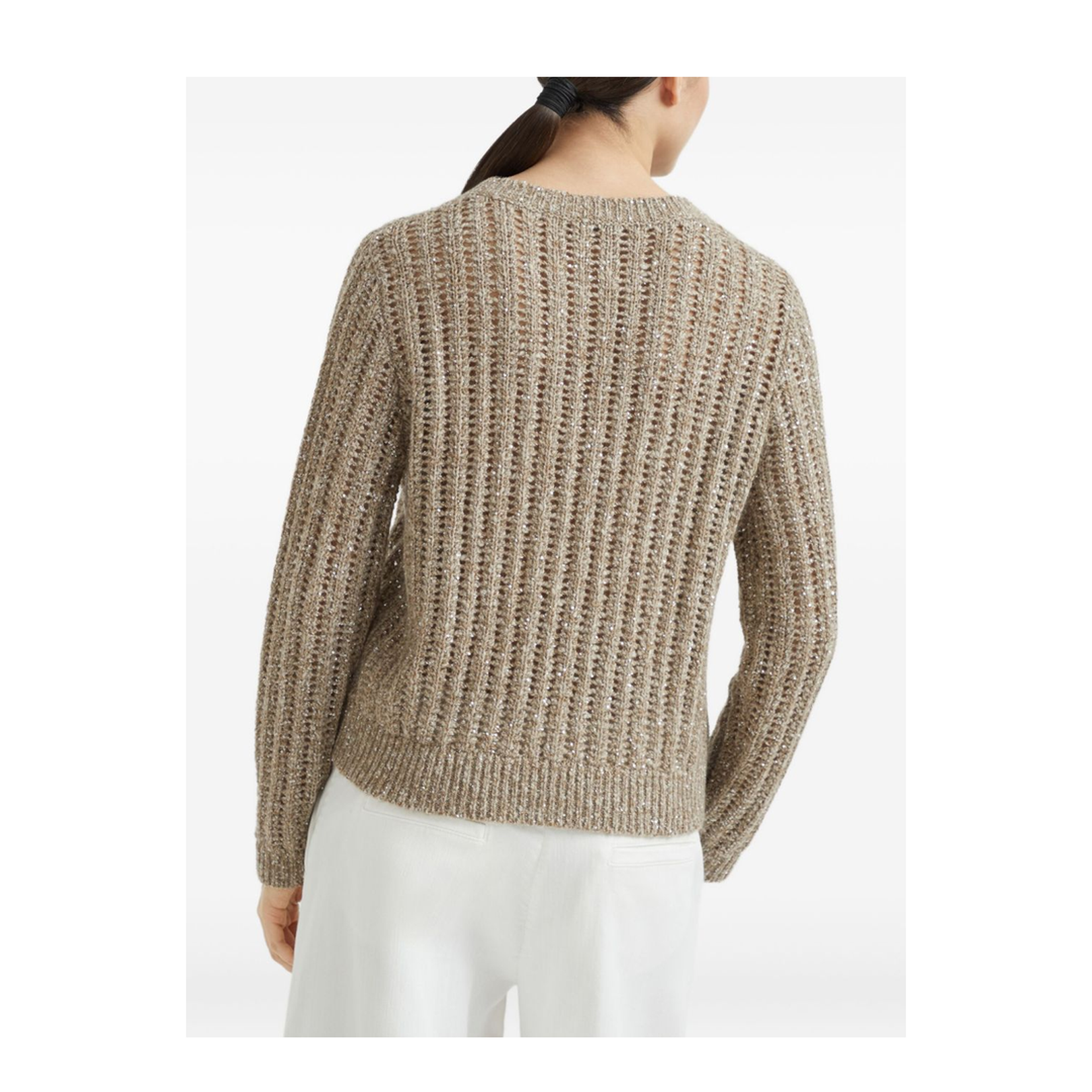 Rustic Dazzling Net Sweater – MAYFEYR