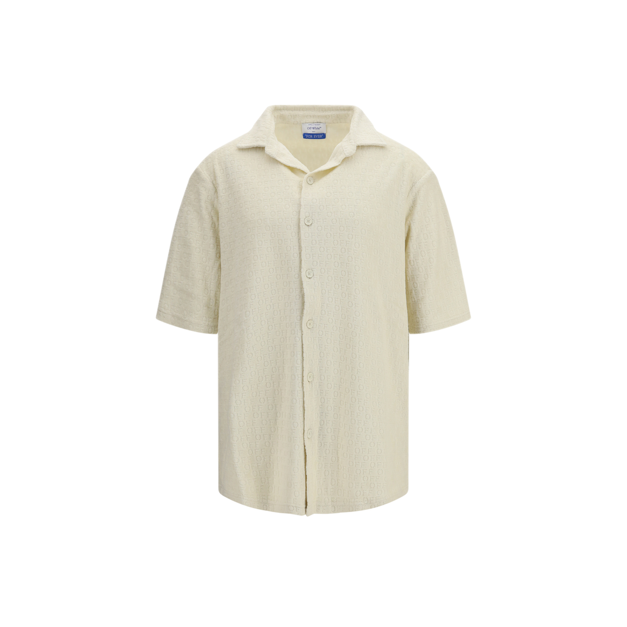 MAYFEYR - Off-White - Off Terry Bowling Shirt - 44MGG013C9J0010A00A00