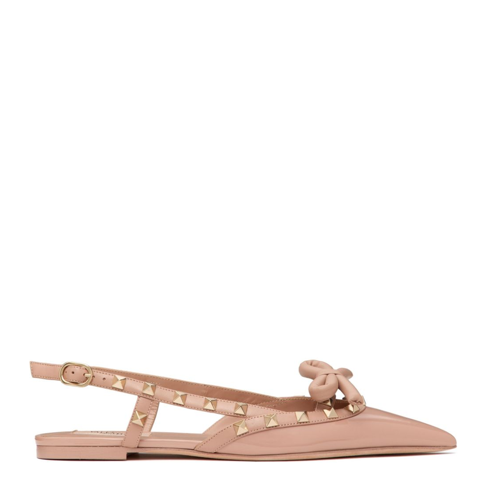 Slingback Rockstud Ballet Flat