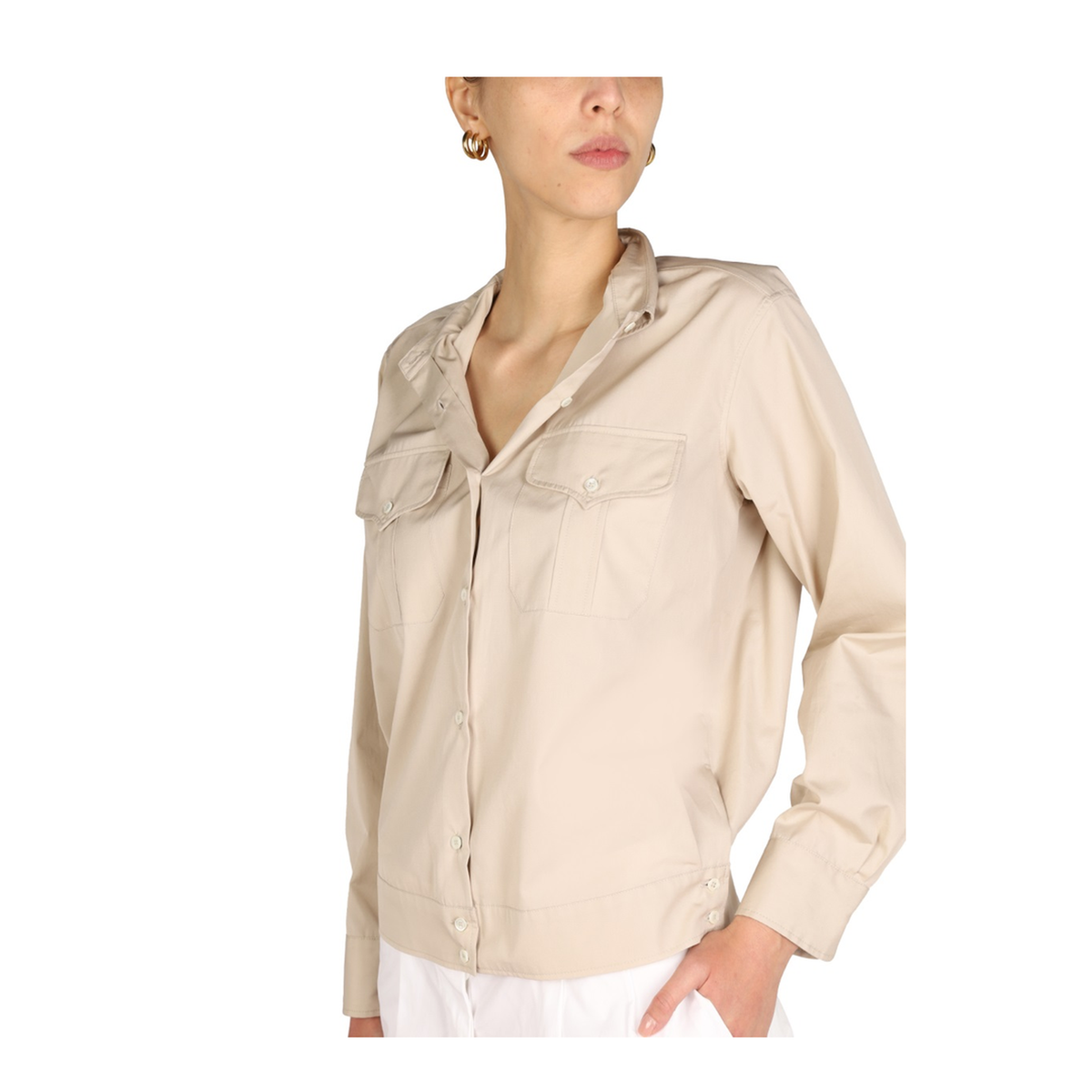 MAYFEYR - ASPESI - Poplin Shirt - 5411C11807076