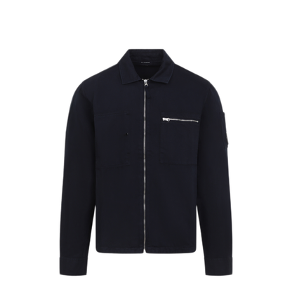 MAYFEYR - C.P. Company - Blue Cotton Shirt - 20CMOS226A110626G888
