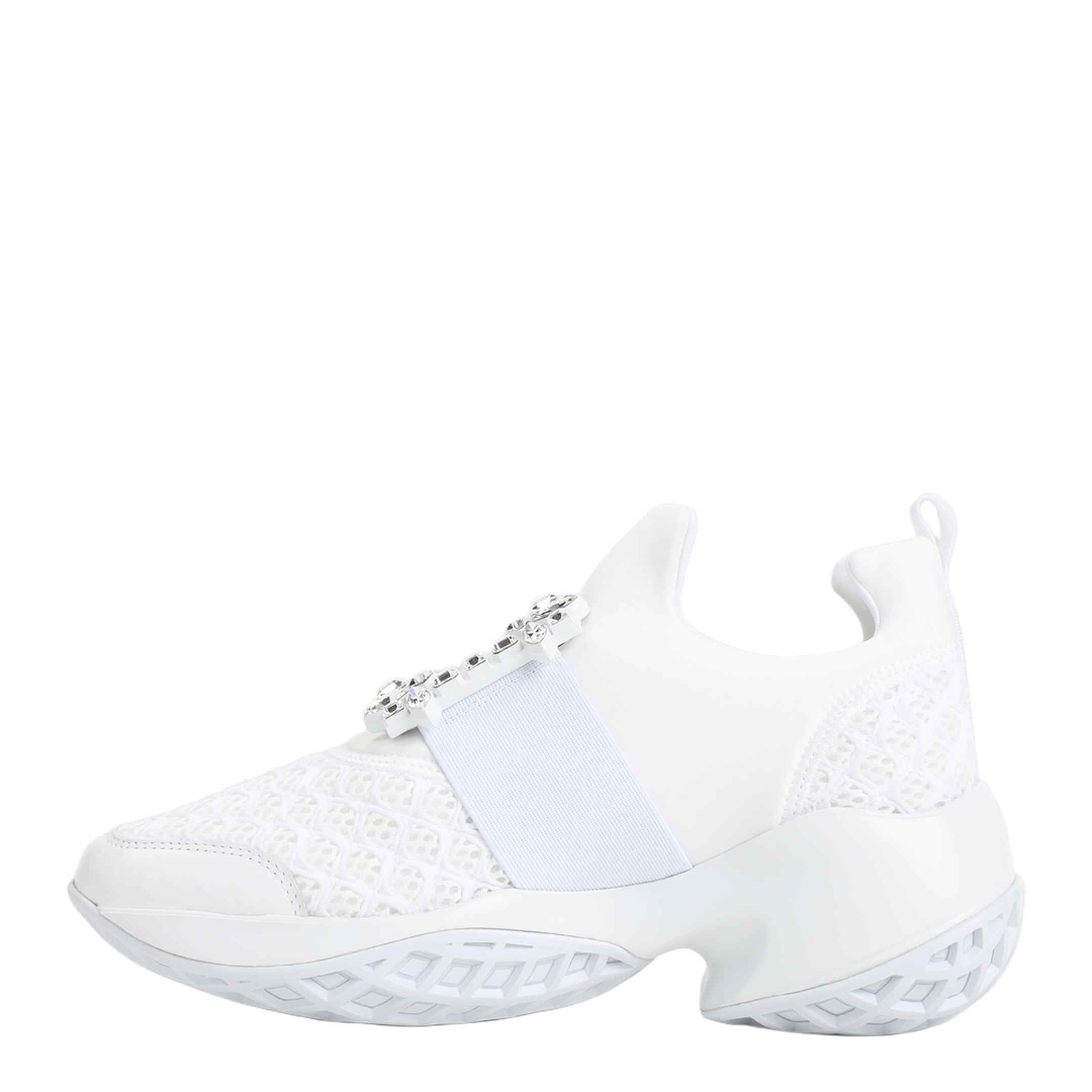 MAYFEYR - Roger Vivier - Run Strass Buckle Sneakers - RVW50624180KOT
