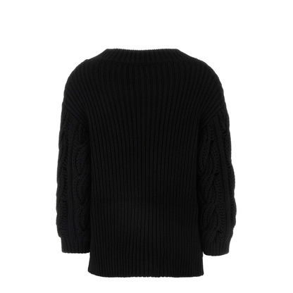 Black Wool Sweater