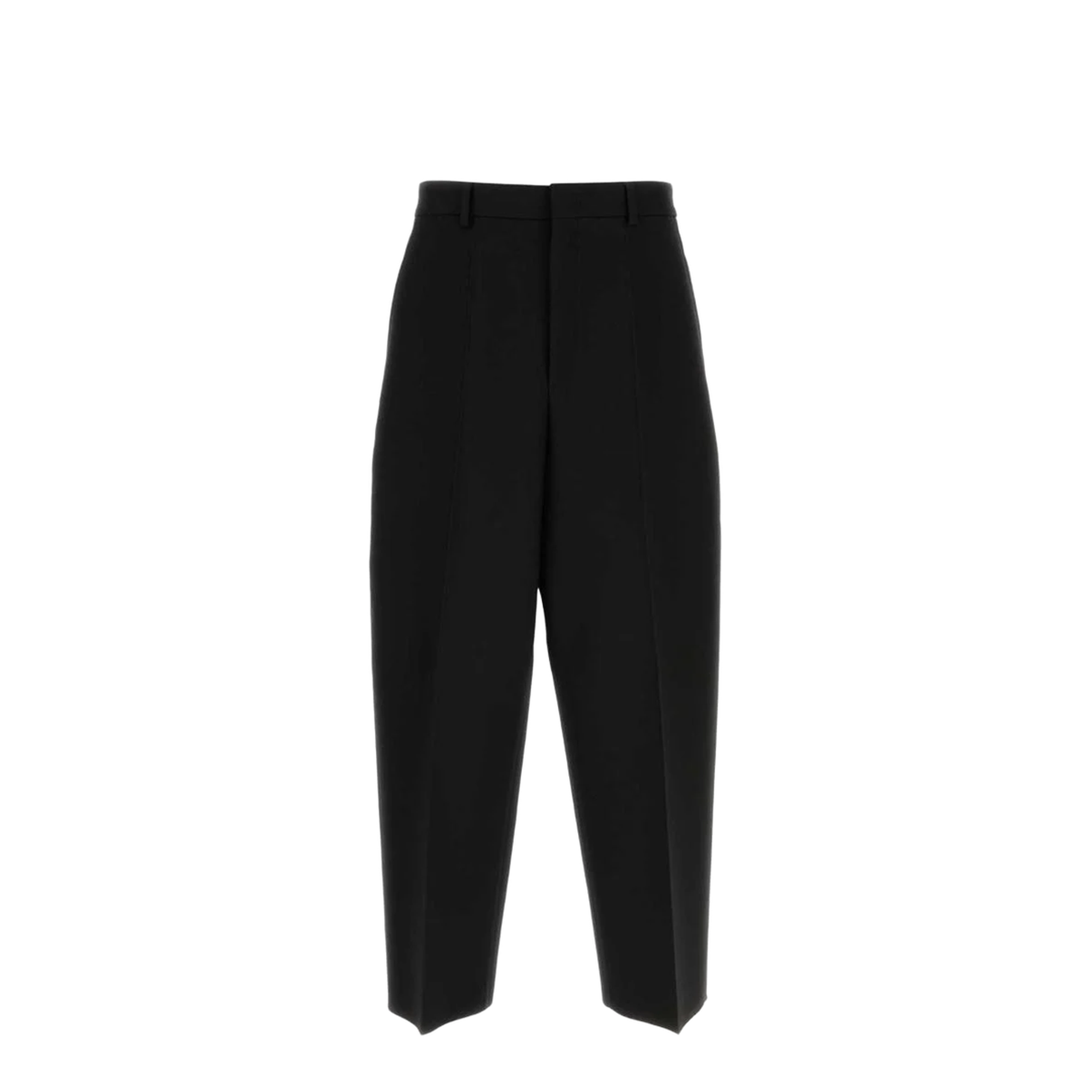 Black Wool Blend Pant
