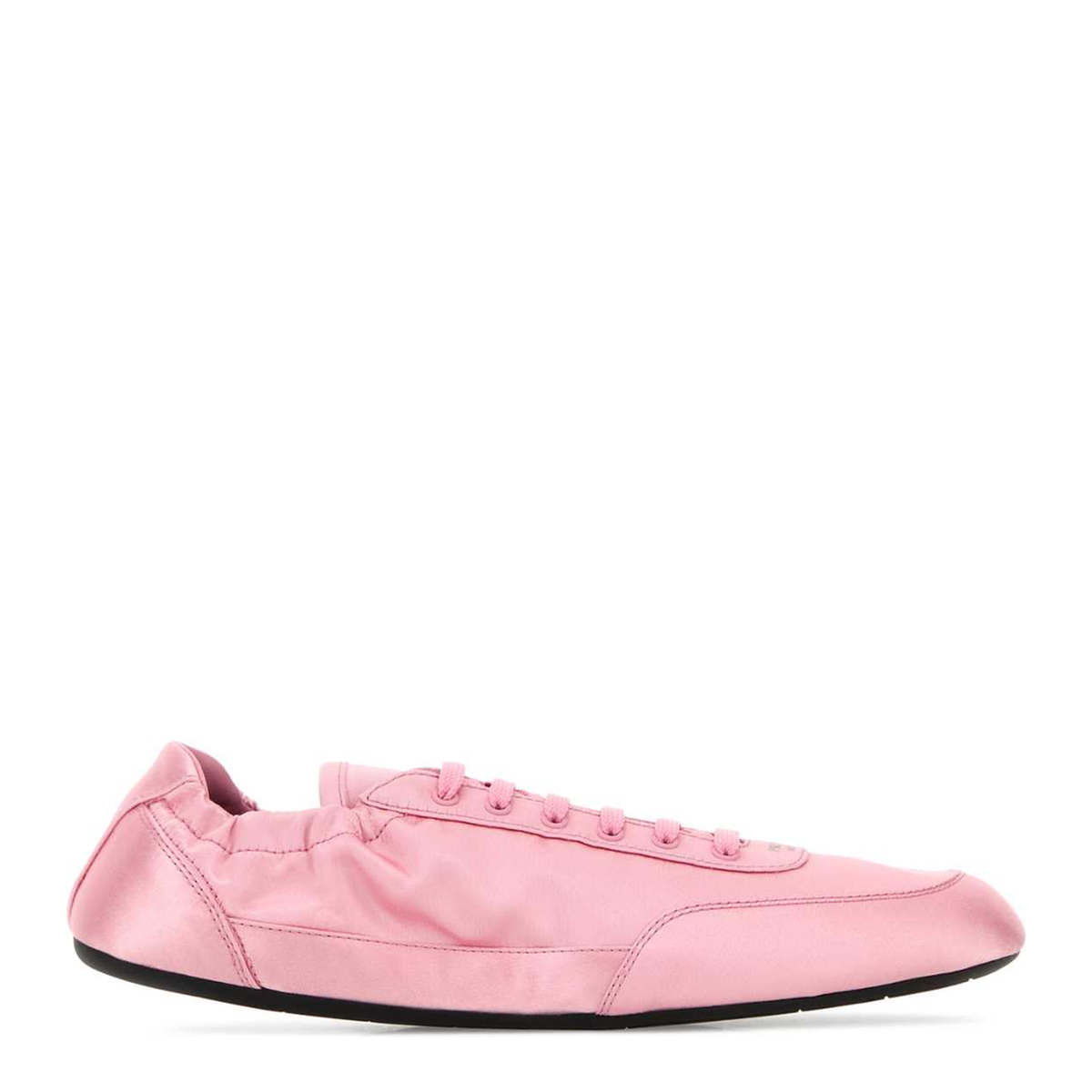 MAYFEYR - Prada - Pink Satin Collapse Sneakers - 1E959NFB0052ALFF0442