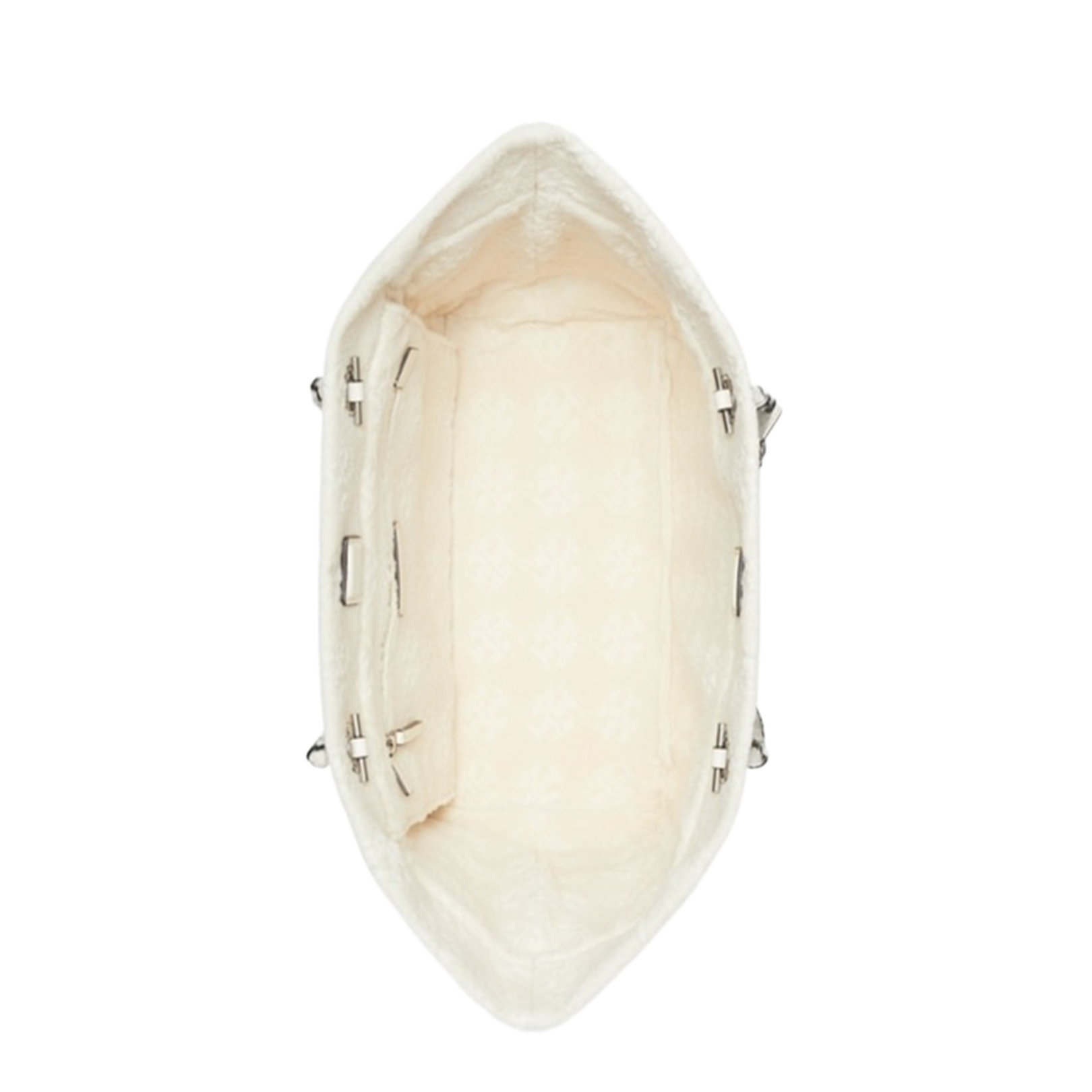 Shopping Ella Ivory Fabric Bag
