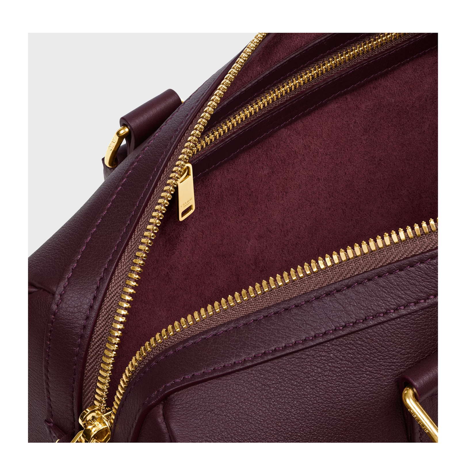 Boston Satchel Bag Handbags Bordeaux