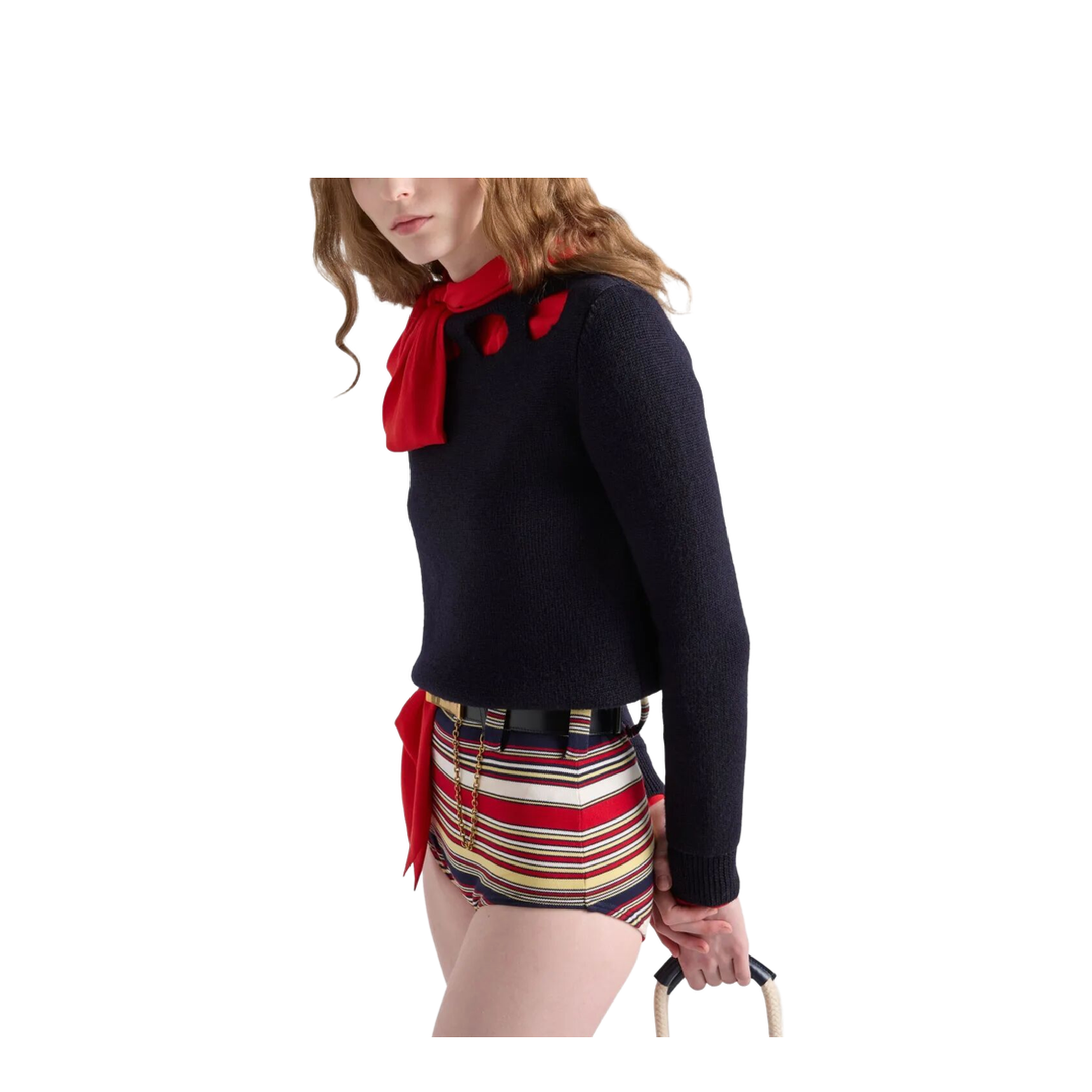 MAYFEYR - Prada - Cotton Boat Neck Sweater - P24P2RSOOO17BH