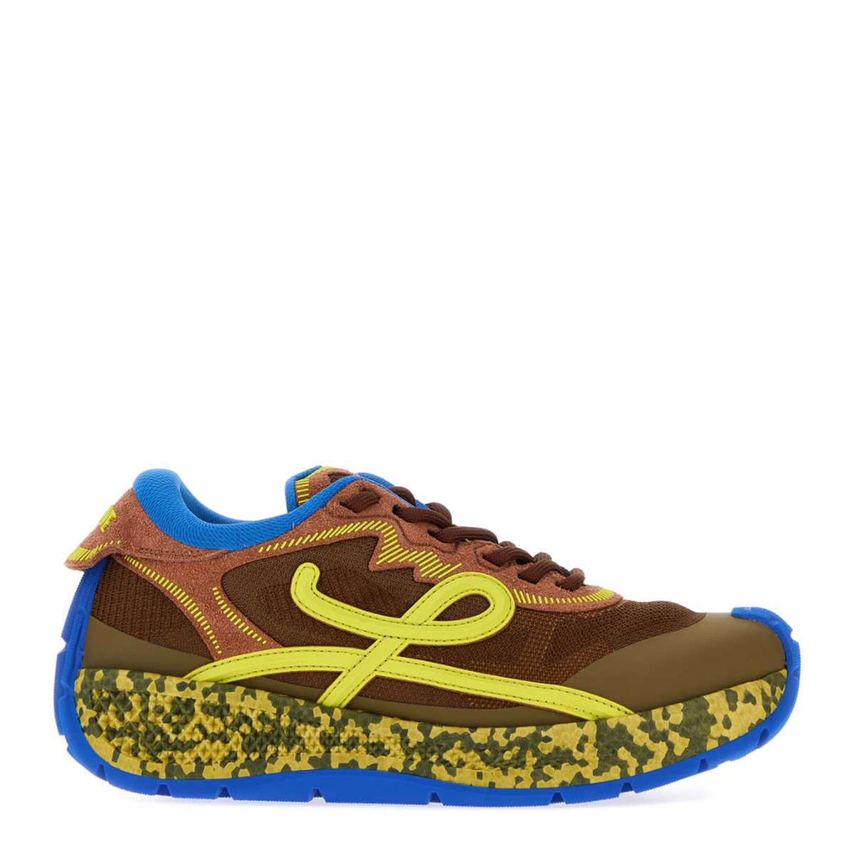 MAYFEYR - Loewe - Multicolor Polo Sneakers - M816282XCCBROWNGREENKHAKI