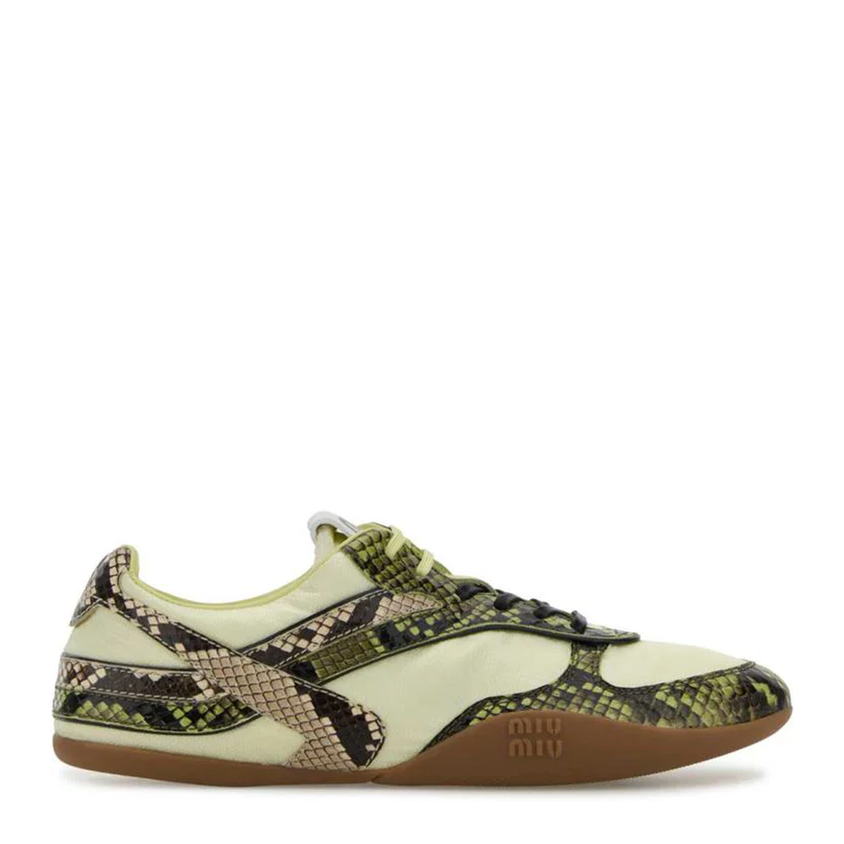 MAYFEYR - Miu Miu - Multicolor Fabric And Leather Sneakers - 5E428EFB0053ZL4F084U